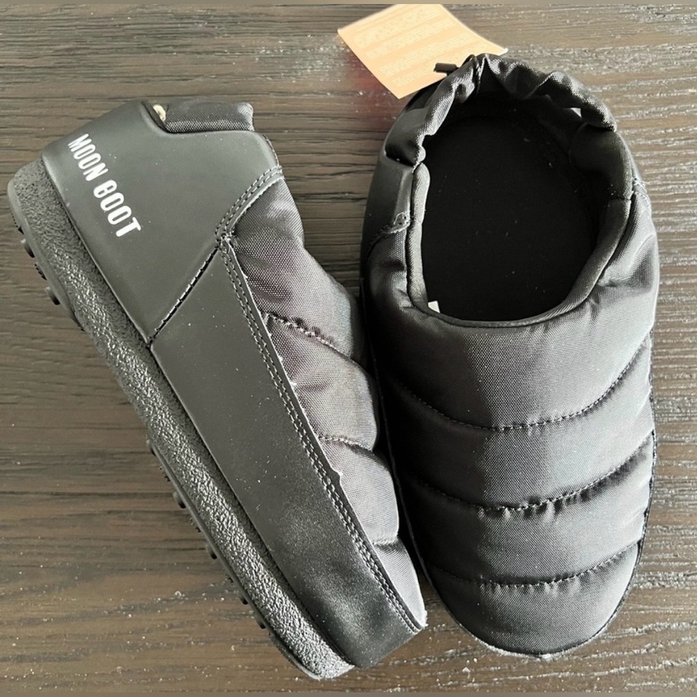 Moon Boot Women’s Black Slip-On Shoes mules